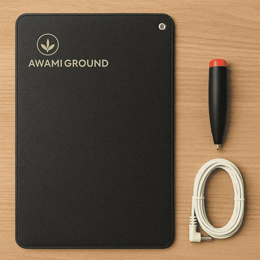 Awami Ground™ Premium Earthing Grounding Mat | Improve Sleep & Relaxation | 15-Foot Grounding Cord & Outlet Tester Included  | 24" x 16", 1 Pack