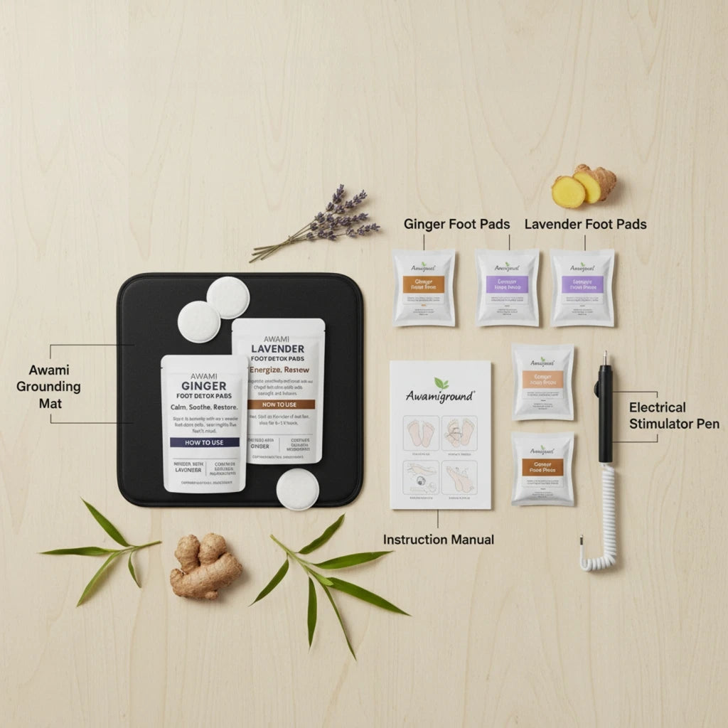 Detox Kit – Awami Mat & Foot Detox Pads for Wellness